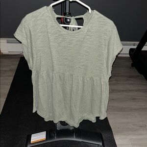 American Eagle Outfitters Sage Green Women's Blouse